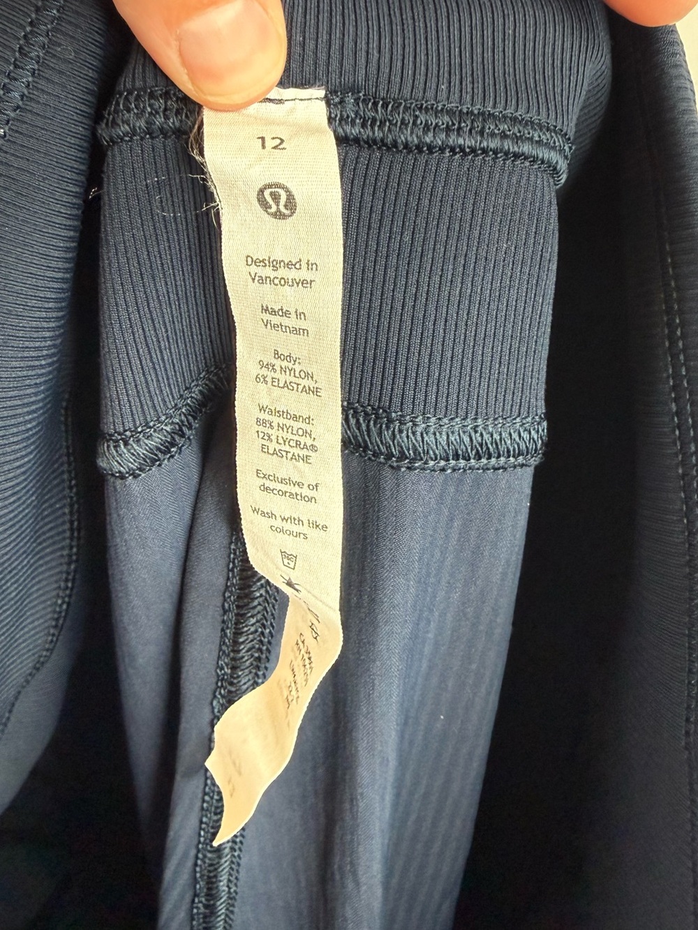 Lululemon Dance Studio Crop *25" True Navy Size 12 - Picture 7 of 11
